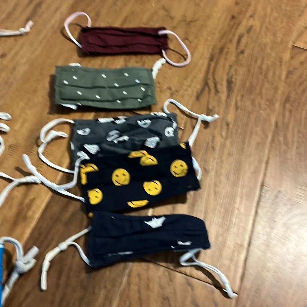 Kids Colorful Face Masks Set